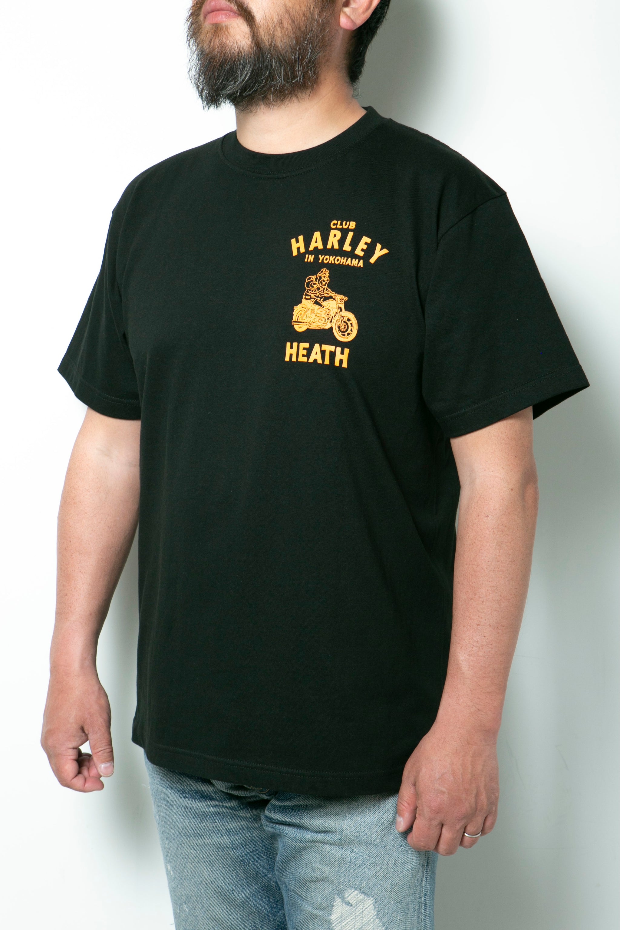 HEATH × CLUB HARLEY 7.4ozコットンTee