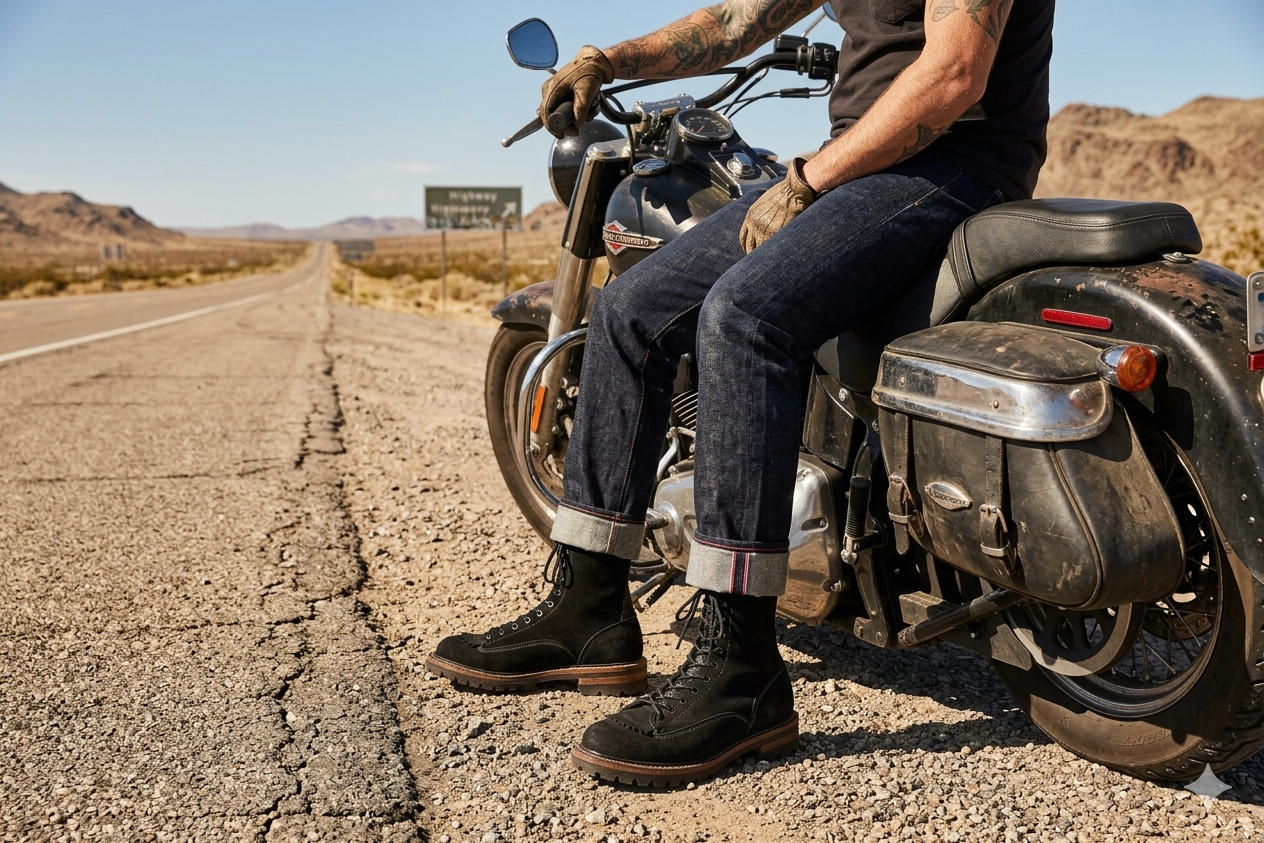 SPPN×CLUB HARLEY 8-inch lace boots【2027年2月15日頃出荷】 – CLUB