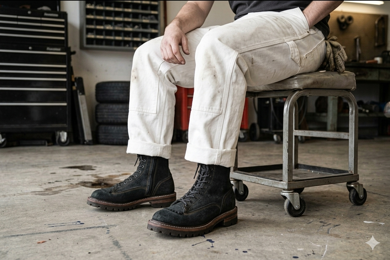 SPPN×CLUB HARLEY 8-inch lace boots【2027年2月15日頃出荷】 – CLUB