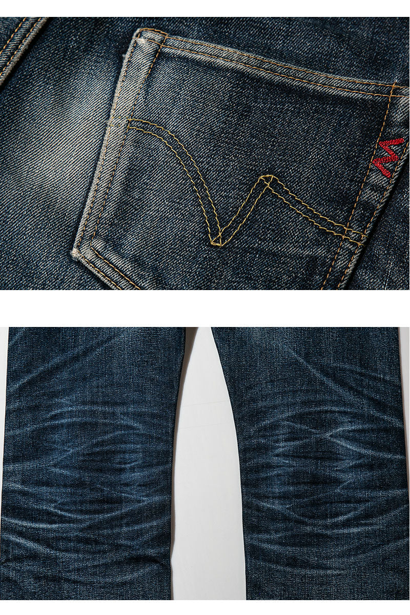 IRON HEART × CLUB HARLEY 14ozセルビッチデニム ブーツカット