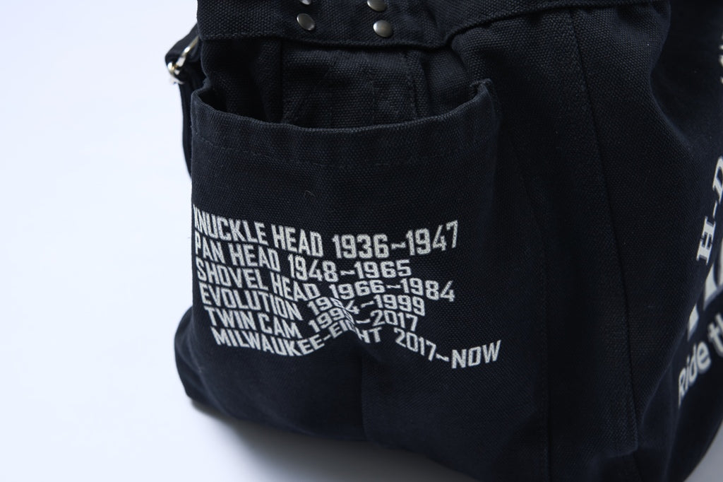 California Sportswear × CLUB HARLEY ニュースペーパーバッグ（ENGINE